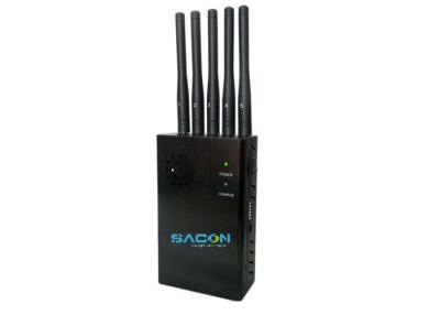 China 2.5w 3g 4g Cell Phone Signal Jammer Fan Cooling For Office / Secret Place for sale