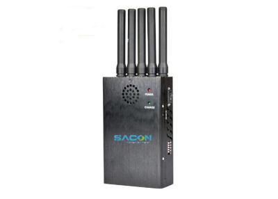 China DCS 5 Antennas Portable Signal Jammer CDMA GSM With Lithium Battery for sale