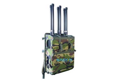 中国 6チャネル 90W 強力なドローン信号妨害器 200m 軍事治安部隊のために 販売のため