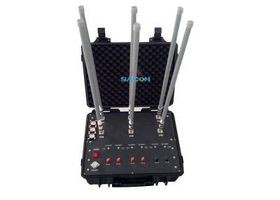 China 20 - 2700Mhz 8 Bands High Frequency Jammer Hand - Pull Box Jammer Defense System for sale