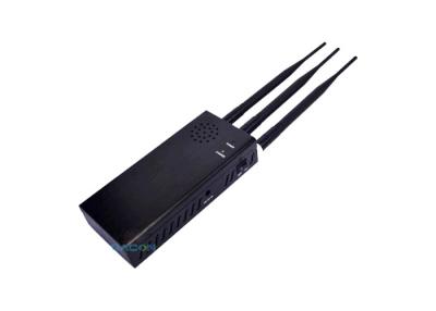 China 10W Remote Control Cell Phone Signal Jammer 3 Channels 100m Range For Car for sale