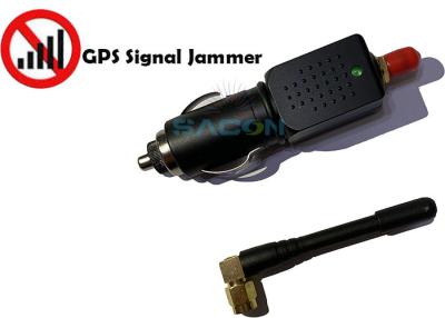 China Automobile Mini Cell Phone GPS Jammer Anti 1575MHz GPSL1 Tracking Cigar Lighter for sale