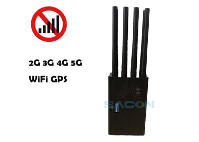 China 2G 3G 4G WiFi 8 Antennas 20m Mobile Phone Blocker Jammer for sale