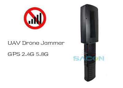 China LED Display 2.4G 5.8G GPS 20w Signal Jamming Drones 4kg Weight 500m Range for sale