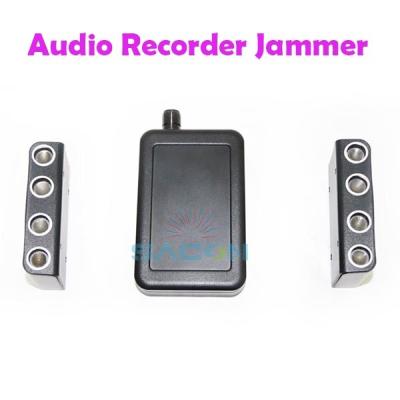 China 8 Probes Acoustic Interference Voice Recorder Jammer 2m Shielding Distance for sale