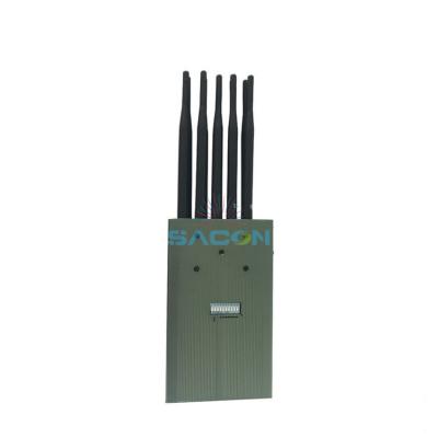 China 3G GPS WiFi 9.5W 8000mAh Mobile Phone Signal Jammer for sale