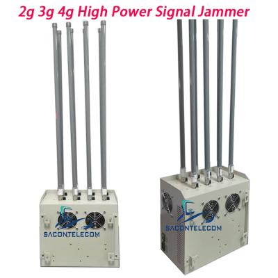 China VSWR System 8 Channels 240w 100m Prison Cell Phone Jammer for sale