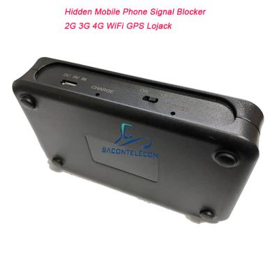 China Hidden 8 Antennas Pocket Mobile Phone Signal Jammer 2g 3G 4G for sale