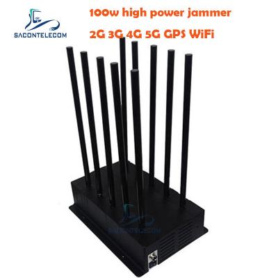 Chine Localisateur 100w 5G Blocage du signal 40m Radius intérieur VHF UHF à vendre