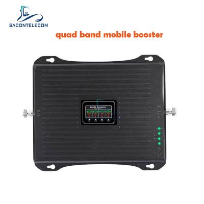 China GSM DCS Network Signal Booster 20dBm 3G LTE 2600mhz Quad Band  ALC for sale