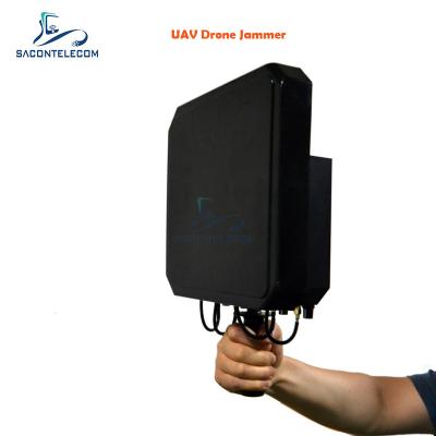China 2.4G 5.8G Network Signal Drone Jamming Device UAV Drones Frequency 40w Handheld for sale