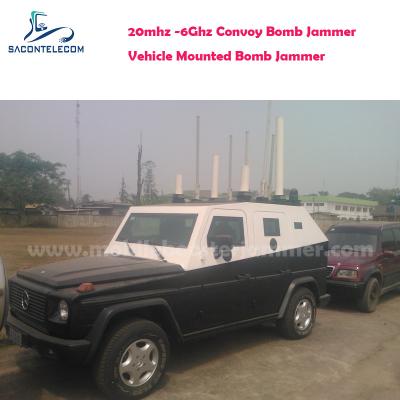 China 1300w Vehículo Convoy Bomb Jammer DDS 20-2700mhz 13 canales en venta