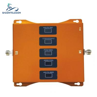 China GB6993-86 Mobile Phone Signal Booster 23dBm GSM DCS 3G 4G LTE 5 Bands for sale