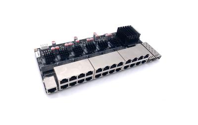 Κίνα MSQ9224 2.5G Ethernet Switch 24x 2.5GT + 2x SFP+ Switch Αποδοτικότητα κόστους 2.5G L3 Διαχείριση Switch προς πώληση