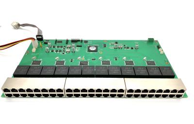 China Custom Industrial Ethernet Switch , 52 Port Gigabit Managed Ethernet Switch for sale