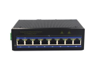 China Metal 3W MSE1008P 8 Ports 10Base-T PoE Ethernet Switch for sale