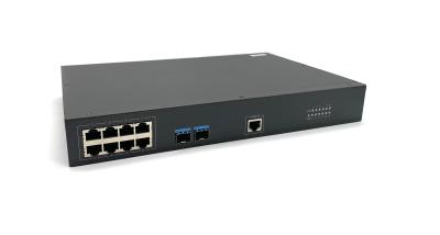 China 19 Inch 240VAC 128Gbps Rack Mount Ethernet Switch Layer 2 8+2 SFP+ MSG8208 for sale