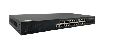 China 4 SFP Betriebswirtschaftslehre-Ethernet-Schalter MSG8424 24 BaseTX POE PSE zu verkaufen