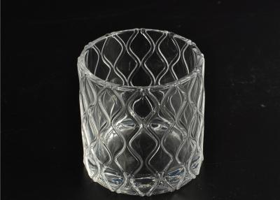 China Modern Soda Lime Glass Tea Light Candle Holders Small Heat Proof for sale