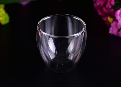 China Family Reunion Double Wall Borosilicate Glass Cup Drinking For Christmas Promotional for sale