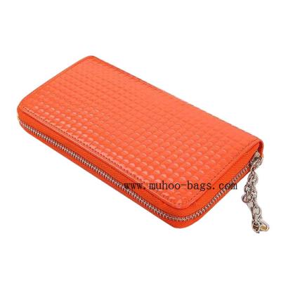 China Fashion PU lady Purse Wallet (MH-2069 Orange) for sale