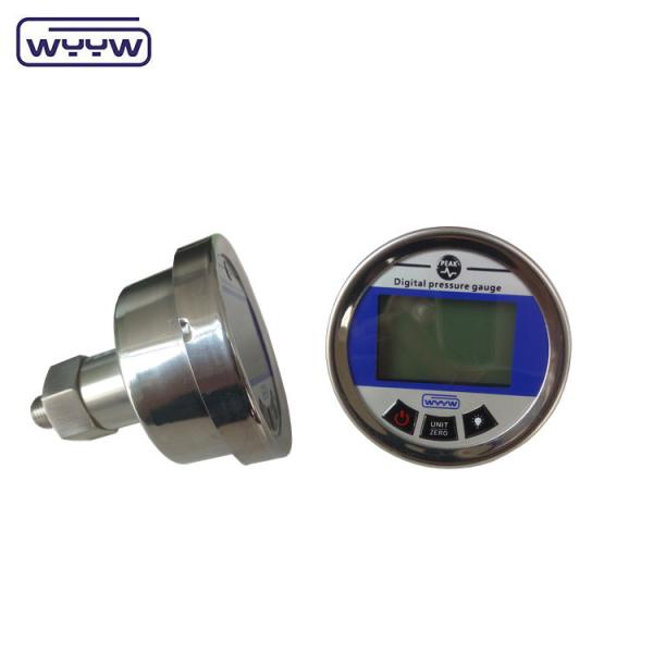 Quality 63mm Back Mount Manometer Digital Manometer For Gas Pressure for sale