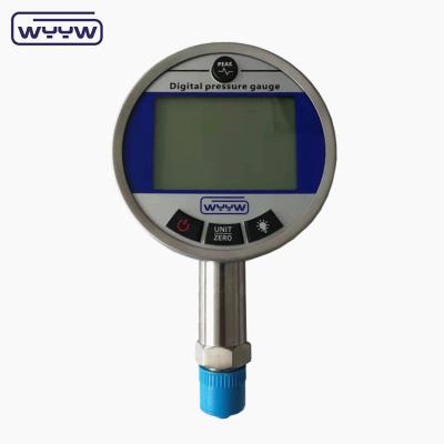 China 400bar 300bar Psi MPa LCD Digital Manometer Pressure Gauge Bottom Mount for sale
