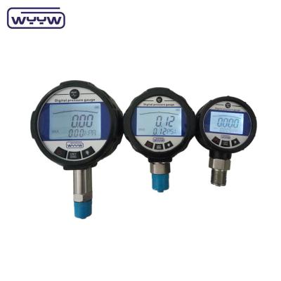 China Stainless Steel Digital Gas Pressure Manometer 65mm With 4-5 Digital LCD Display for sale