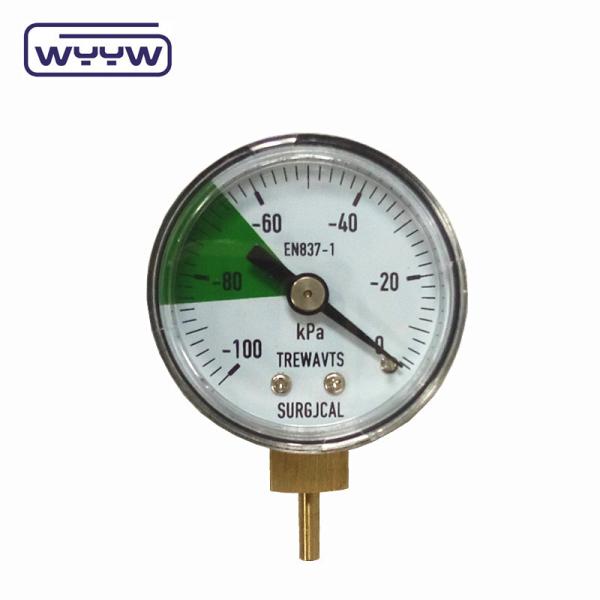 Quality -100-0kpa 40mm Gas Pressure Vacuum Gauge OEM ODM Customized for sale