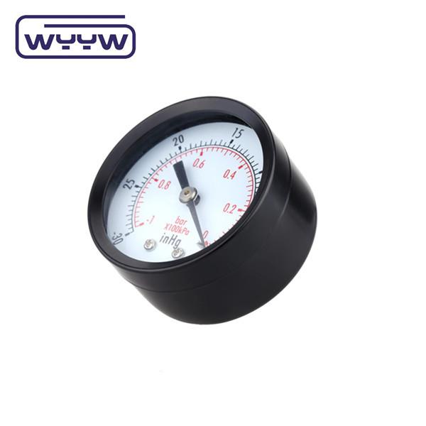 Quality 40mm -100-0 Kpa Manometer Vacuum Gauge Bottom Mount Steel Case With Brass for sale