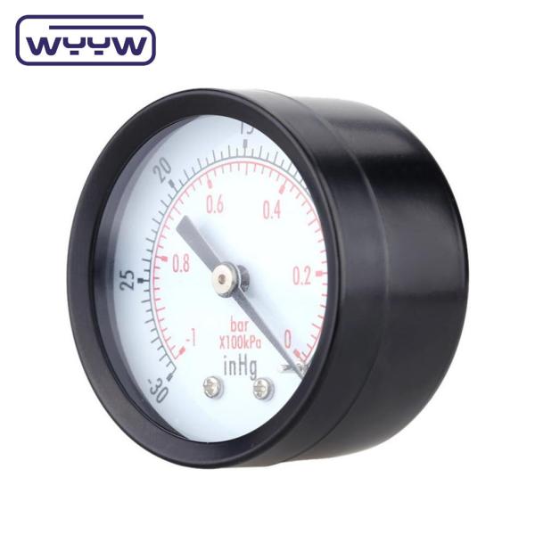 Quality Steel Negative Pressure Gauge -0.1Mpa Back Mount 60mm Dial for sale