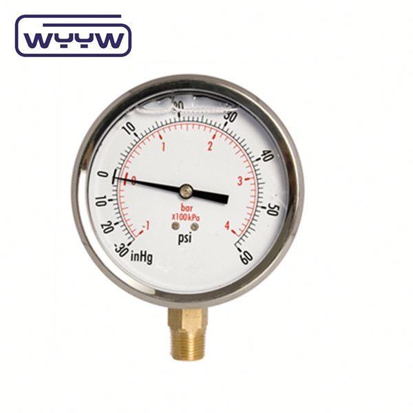 Quality 0 To 100 Mbar Digital Vacuum Pressure Gauge Pressure Oil Water Gauge for sale