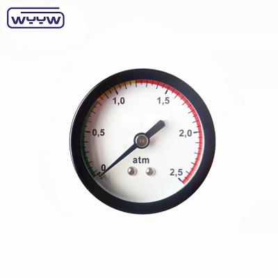 China Customized Capillary Pressure Gauge  Plastic Lpg Gas Pressure Meter for sale