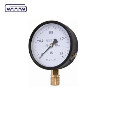 China panel 100mm kg/cm2 flange type pressure manometer for sale