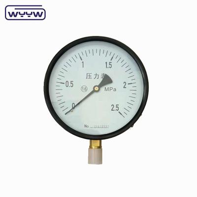 China Made in China factory price high precision 6 inch bottom connection 150mm pressure gauges tester for sale