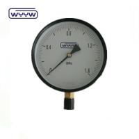 Quality bottom bourdon tube type 150mm accurate air pressure gauge for sale