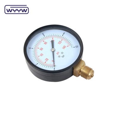 Quality 100mm Bourdon Tube Manometer Carbon Steel General Pressure Gauge for sale