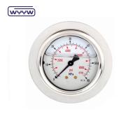 Quality China custom OEM stainless steel hydraulic oil safe gauge pressure gauge,oil pressure gauge, air differential pressure gauge for sale