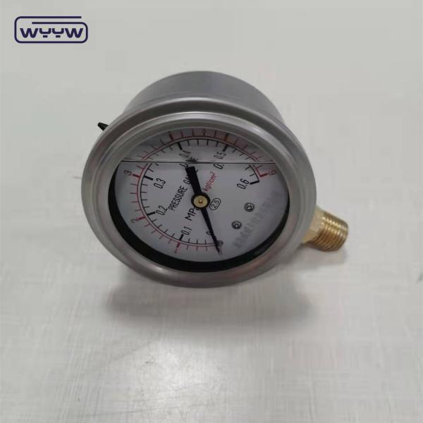 Quality 63mm(2.5") Hydraulic oil-filled shockproof stainless steel oil-filled pressure for sale