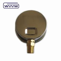 Quality Silicone Oil Filled Pressure Gauge Manometer 60mm 1 Year Warranty for sale