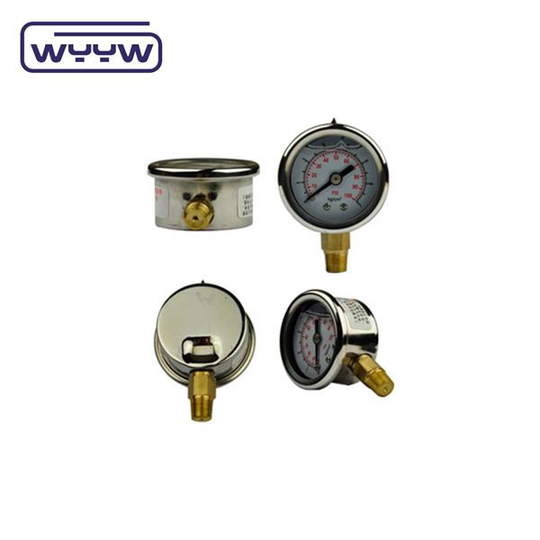 Quality SS Case Gas Test Pressure Gauge 40mm Dial Size Back Mount for sale