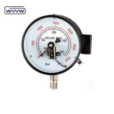 China Hydraulic Electric Contact Pressure Gauge Manometer 1.6% Accuracy for sale