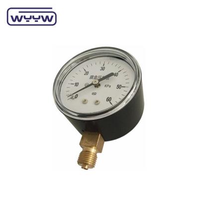 China Bellows Type Capsule Pressure Gauge 63mm InH2O Manometer 100 Mbar for sale