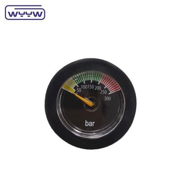 China Amazon Hot sale 20mm Black Mini Digital Pressure Gauge 4000psi 6000psi 1/8NPT Micro Gauge Manometer for Paintball PCP Air for sale