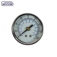 Quality center back 2.5" dry stainless steel series pressure gauge for sale