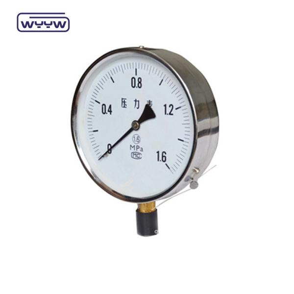 Quality High Accuracy Stainless Steel Pressure Gauge 6" Calibrated Pressure Gauge for sale