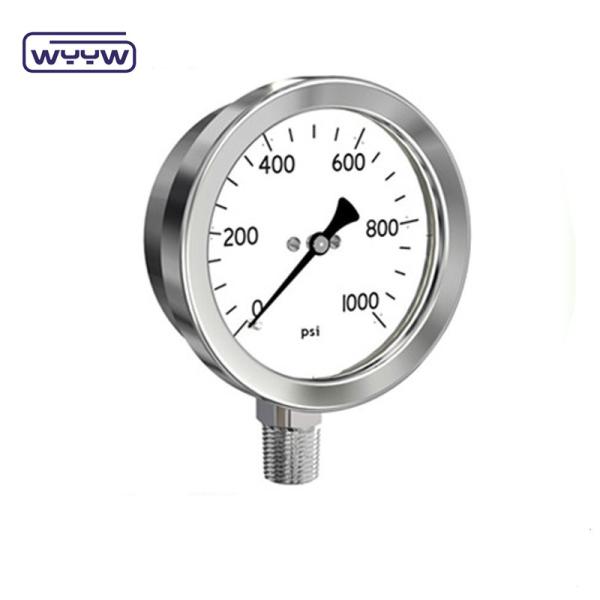 Quality High Accuracy Stainless Steel Pressure Gauge 6" Calibrated Pressure Gauge for sale