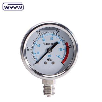 China CE High Pressure Gauge Stainless Steel Autoclave Pressure Gauge Manometer for sale