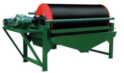China Dry / Wet Magnetic Drum Separator For Gold Iron Ore Reasonable Structure for sale