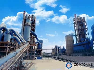 China Termine la cadena de producción del cemento 100-300 TPD para el proceso de pulido del polvo en venta